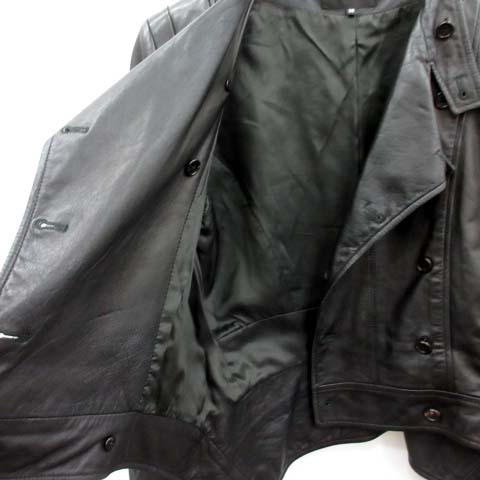 アンドゥムルメステール ANN DEMEULEMEESTER ライダースジャケット  