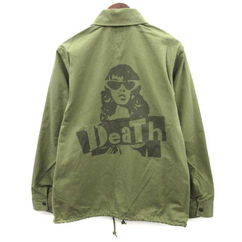 未使用品 ヒステリックグラマー HYSTERIC GLAMOUR 18AW DEATH コーチ 