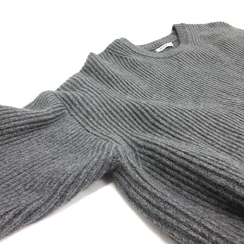 オーラリー AURALEE 16AW ケーブルニット セーター 長袖 ウール 4 