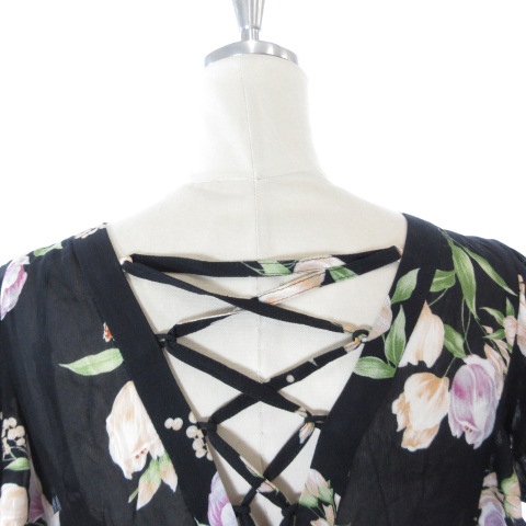 スナイデル snidel 19SS ワンピース 半袖 ロング マキシ丈 花柄