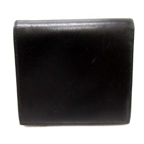 エルメス Hermes 二つ折り財布 レザー 黒 ブラック A刻印 Tk D メンズ 081 ベクトルパーク