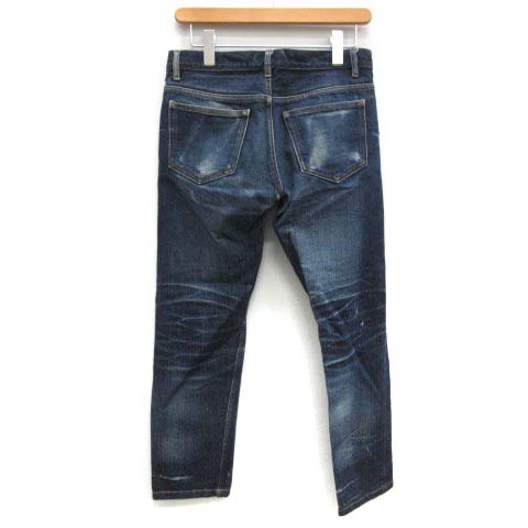 アーペーセー A.P.C. デニム パンツ ジーンズ ダメージ加工 29 青 