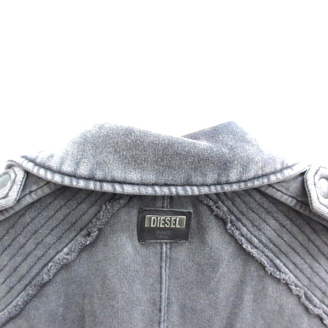 ディーゼル DIESEL ジャケット ライダース ショート S グレー ディーゼル DIESEL ジャケット ライダース ショート S グレー