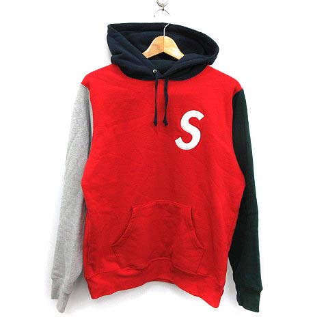 シュプリーム SUPREME 19SS パーカー スウェット S Logo Colorblocked  