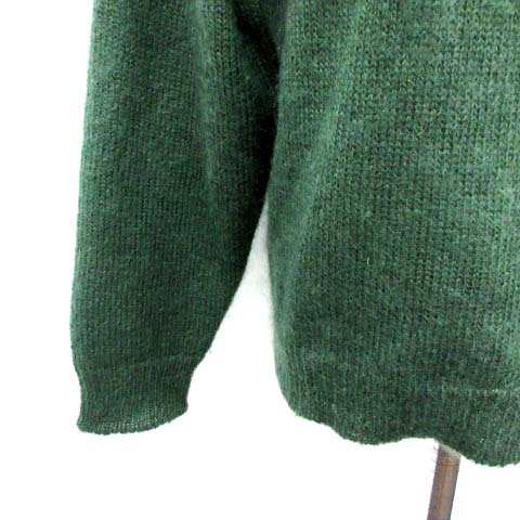 オーラリー AURALEE 17AW キッドモヘアニット セーター 長袖 1 緑 