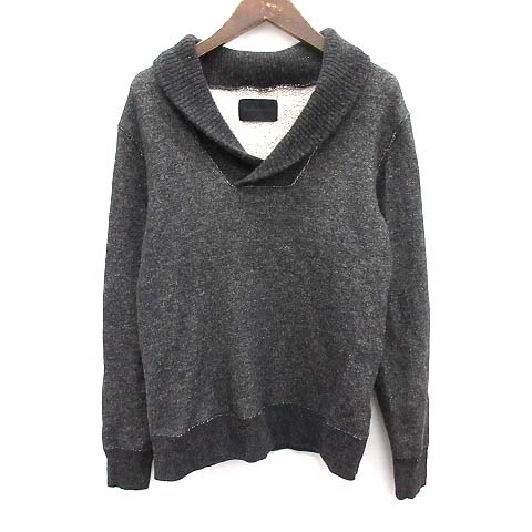 ジュンハシモト junhashimoto ショールカラースウェット SHAWL COLLAR 