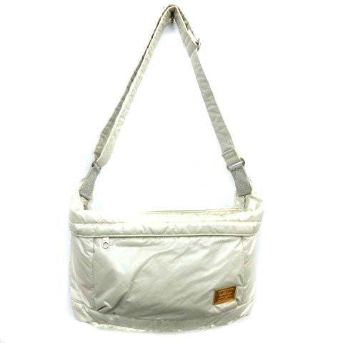 ポーター PORTER GIRL ショルダーバッグ ナイロン 白 パールホワイト  