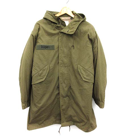 アベイシングエイプ A BATHING APE BAPE モッズコート ボアライナー S 