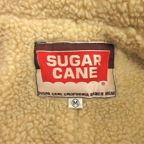 シュガーケーン SUGAR CANE ボアジャケット ステンカラー コットン M 