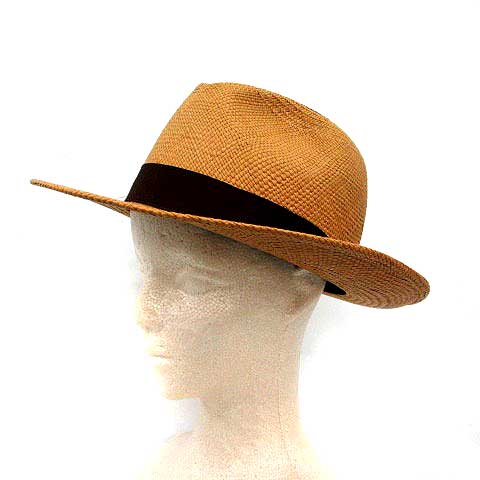 マイゼル Mayser 帽子 つば広 ハット パナマ帽 62cm 茶 ブラウン Ym メンズ 081 ベクトルパーク