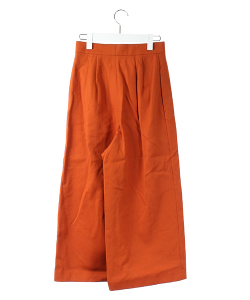 エンフォルド ENFOLD 16AW パンツ ワイド ウール 36 グレー /kf0409 レディース エンフォルド ENFOLD 16AW パンツ ワイド ジップフライ ラップ風 38 黒