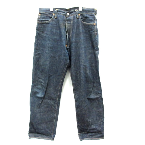 エヴィス EVISU 2012 デニムパンツ ジーンズ ボタンフライ 36 35 紺 