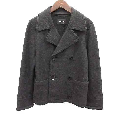 ズッカ Zucca ピーコート Pコート ウール グレー Mf14 メンズ 081 ベクトルパーク