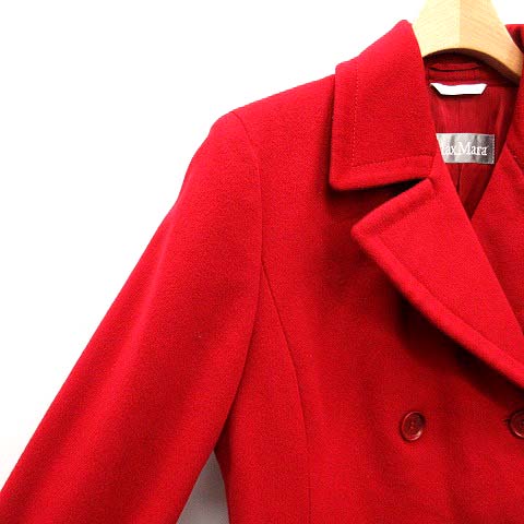 マックスマーラ ピーコート 赤38 MaxMara コート by メルカリ 
