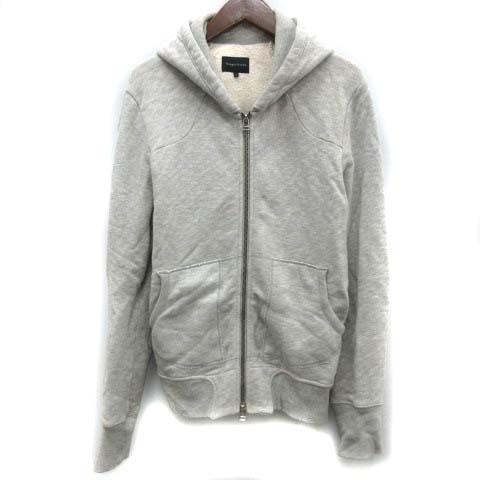 ウィングス&ホーンズ wings & horns パーカー ジップアップ コットン L 