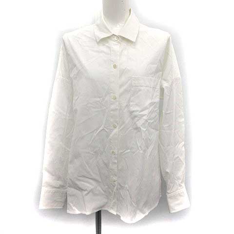 セオリー ホワイト 長袖シャツ Lサイズ Theory セオリー レディース