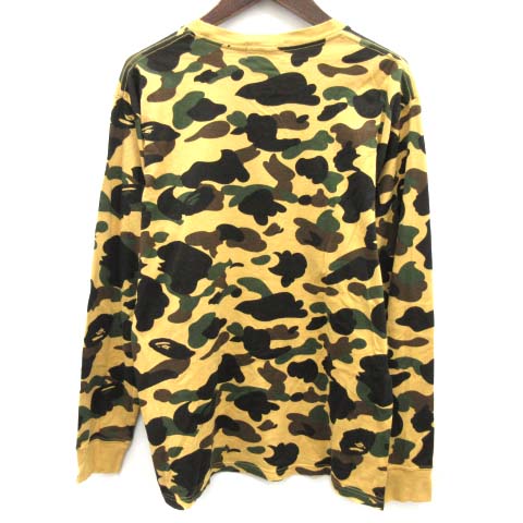 アベイシングエイプ A BATHING APE Tシャツ カットソー 迷彩柄 