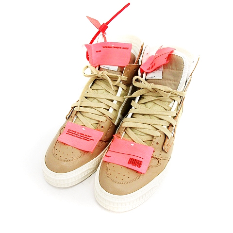 オフホワイト OFF WHITE スニーカー ハイカット カップソール CUP SOLE  