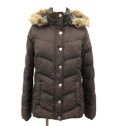 トミーヒルフィガー TOMMY HILFIGER ダウンジャケット フード フェイク 