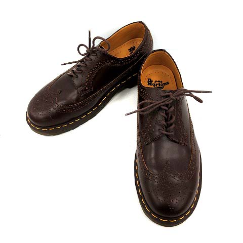 ドクターマーチン Dr Martens ビジネスシューズ ウイングチップ レザー Uk8 茶 ブラウン 39 Kh D メンズ 081 ベクトルパーク