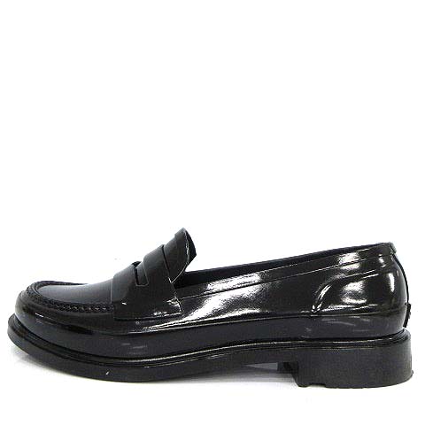 【HUNTER】 ハンター　 ローファー レインシューズ UK 4（23cm） HUNTER レインシューズ ローファーUK4 数回使用のみ！HUNTER（ハンター