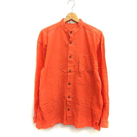 イッセイミヤケメン ISSEY MIYAKE MEN シャツ ノーカラー カジュアル 