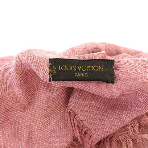 ルイヴィトン　大判ストール　モノグラム　シルク　ウール　ピンク　イタリア製 楽天市場】ルイヴィトン【Louis Vuitton】401910 モノグラム