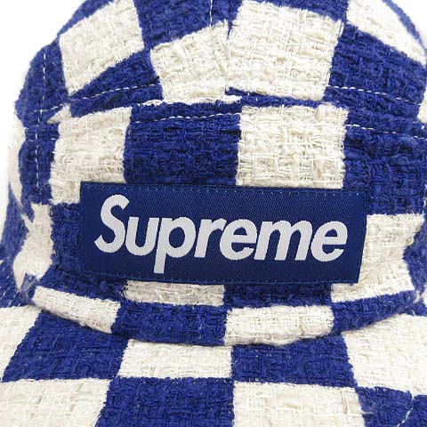 シュプリーム SUPREME 19SS Checker board Boucle Camp Cap キャップ