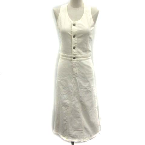 ロンハーマン ヴィンテージ R H Vintage ワンピース ロング デニム ノースリーブ Xs 白 ホワイト Ek レディース 081 ベクトルパーク