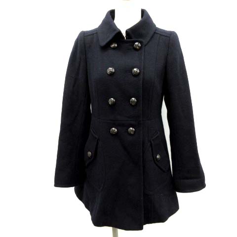 バーバリーブルーレーベル BURBERRY BLUE LABEL ウールコート ダブル 