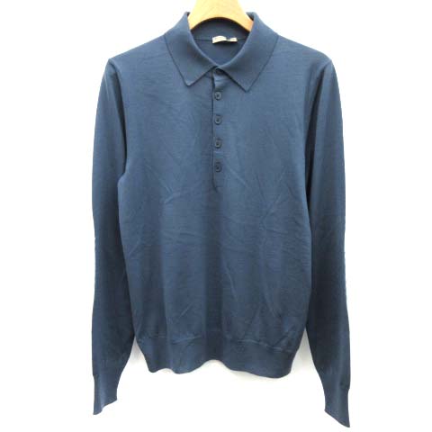BOTTEGA VENETA 水色ポロシャツボッテガ44