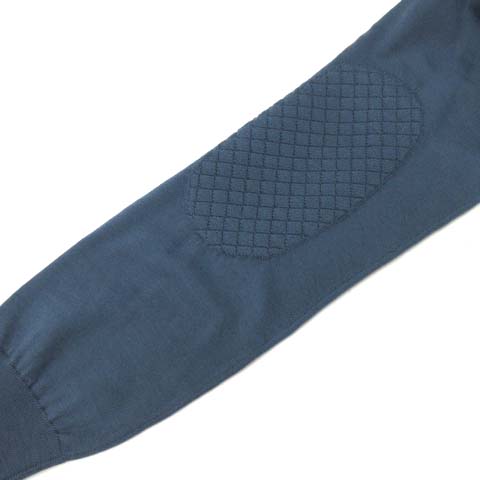 ボッテガヴェネタ BOTTEGA VENETA ポロシャツ ウール 長袖 44 青