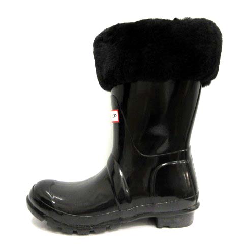 ハンター HUNTER 長靴 レインブーツ AMPSTEAD SHORT ボア付き