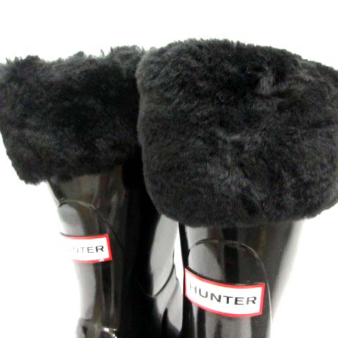 ハンター HUNTER 長靴 レインブーツ AMPSTEAD SHORT ボア付き