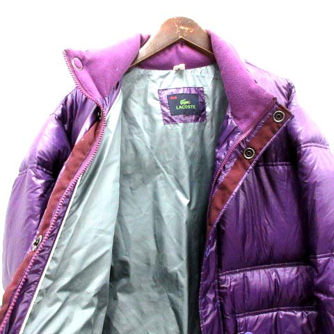 ラコステ LACOSTE ダウンジャケット 52/5 紫 パープル /TK メンズ 081