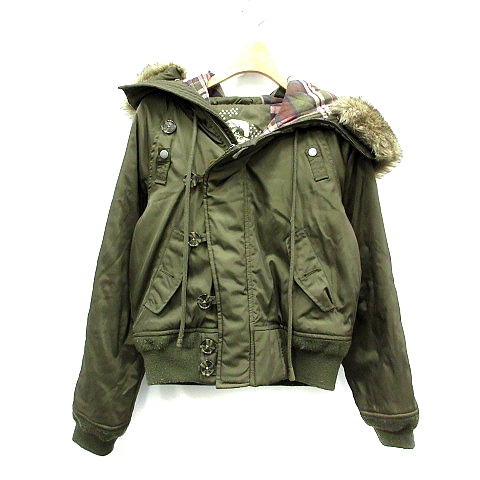 ディーゼル Diesel N 2b ジャケット ブルゾン フード ファー Xs カーキ Mr D レディース 081 ベクトルパーク