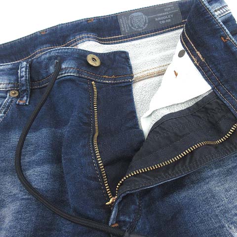 ディーゼル DIESEL KROOLEY CB-NE ジョグデニム ダメージ加工 28