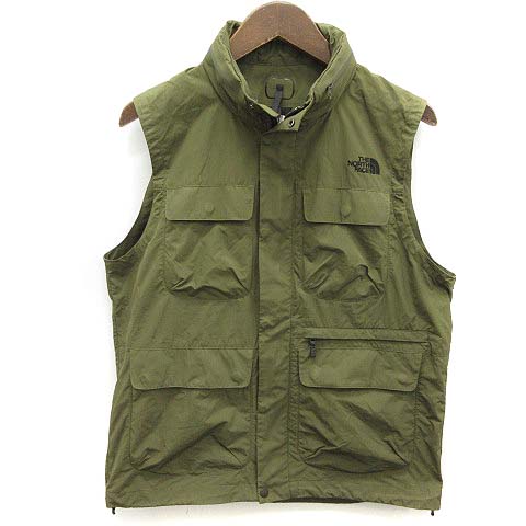 ザノースフェイス THE NORTH FACE グローブトレッカーベスト L カーキ 