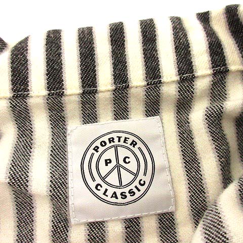 ポータークラシック Porter Classic シャツ ストライプ ネル
