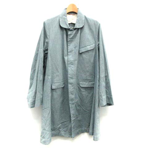 フォーティーファイブアールピーエム 45r 45rpm ステンカラーコート スプリング 背抜き 2 水色 ブルー Tk メンズ 081 ベクトルパーク