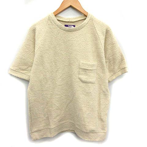 ノースフェイス パープルレーベル The North Face Purple Label Tシャツ カットソー 半袖 パイル地 Mountain Pile H S Crew M ベージュ Nt6604n Kh メンズ 081 ベクトルパーク