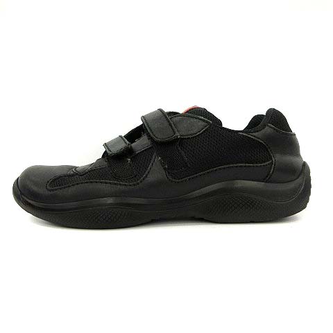 プラダスポーツ PRADA SPORT スニーカー メッシュ ベルクロ レザー 6 