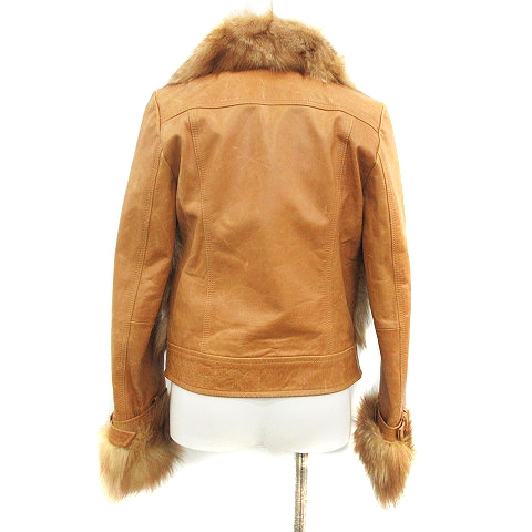 バーバリーブルーレーベル BURBERRY BLUE LABEL レザージャケット 