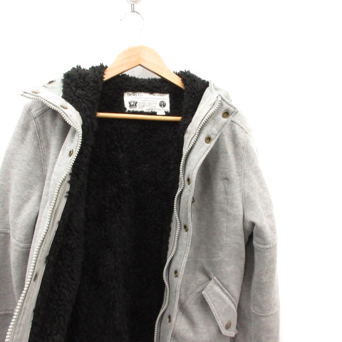 DIESEL ホワイト ジャケット ボアフード サイズS 55DIESL フード付き