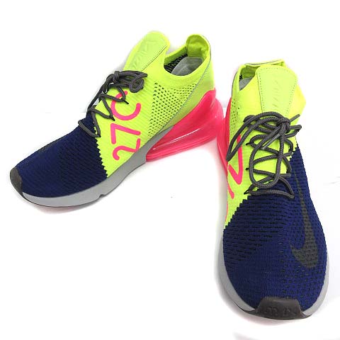 ナイキ Nike シューズ エアマックス270 フライニット 27 5cm 紫 黄緑 ピンク Ao1023 501 Mf31 D メンズ 081 ベクトルパーク ナイキ Nike シューズ エアマックス270 フライニット 27 5cm 紫 黄緑 ピンク Ao1023 501 Mf31 D メンズ 081 ベクトルパーク
