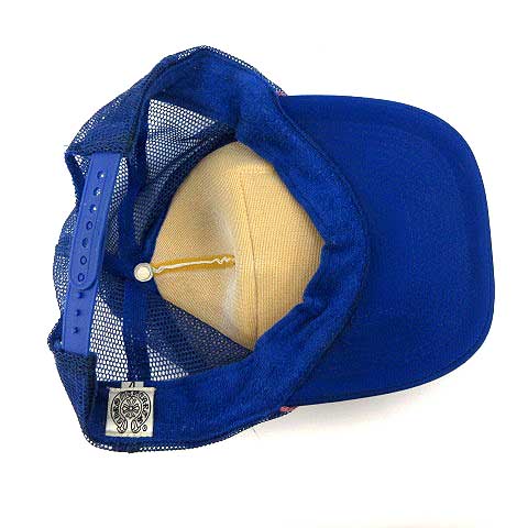 クロムハーツ Chrome Hearts 帽子 トラッカー キャップ Fuck 4 青 白 Ym Krb メンズ 081 ベクトルパーク