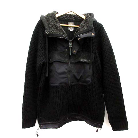 ディーゼル DIESEL TRICOT&CO ニットジャケット ジップアップ フード L 