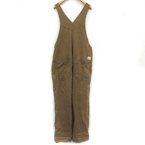 ANCHRONORM ヒッコリー ジッパーフライ オーバーオール 【公式通販】