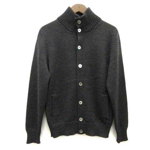 ザノーネ ZANONE カーディガン ニットジャケット 48 ダークグレー /TK 