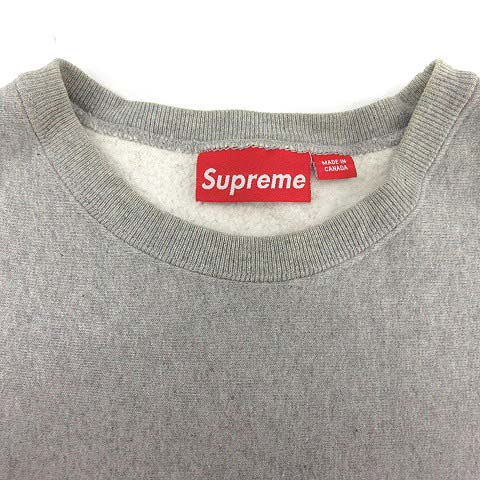 シュプリーム SUPREME 初期カナダ製 ボックスロゴクルーネック 